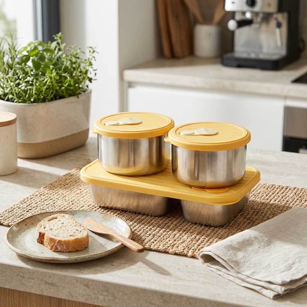 Food Storage Oven Safe - 304 roestvrijstalen bento box, magnetronbestendige lunchbox