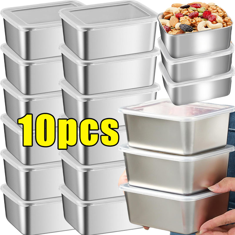 Food Storage Meals - Roestvrijstalen voedselopslagcontainers