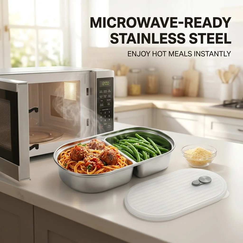 Magnetronbestendige lunchbox v - Food Storage With Dividers recensie en prijs