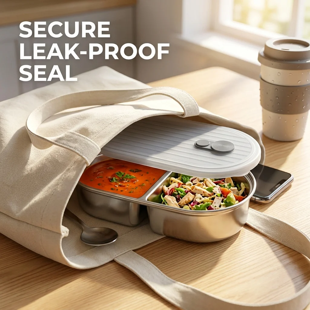 Magnetronbestendige lunchbox v - Food Storage With Dividers recensie en prijs