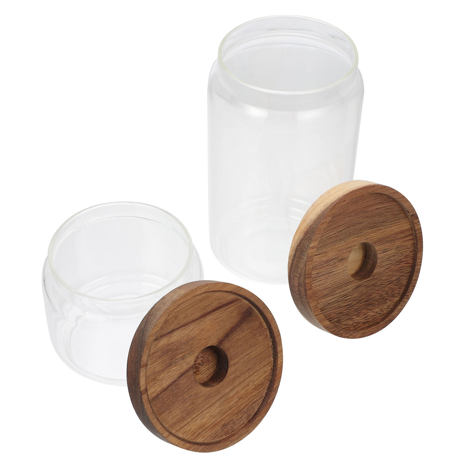 2 stuks glazen voorraadpotten, - Food Storage Containers recensie en prijs