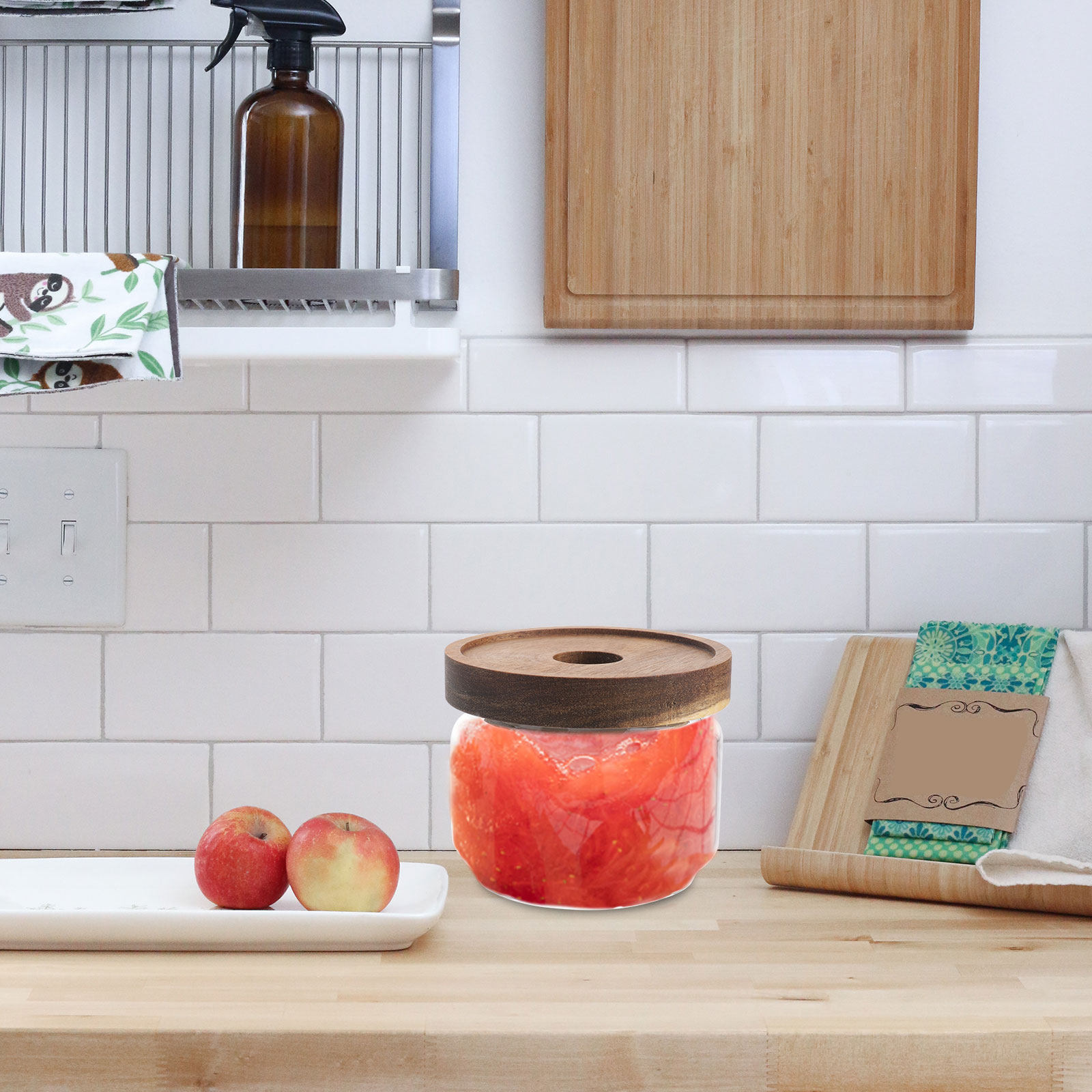 2 stuks glazen voorraadpotten, - Food Storage Containers recensie en prijs