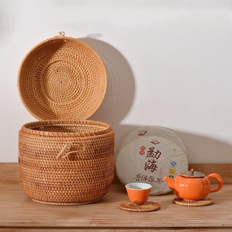 Handgeweven Rotan Thee Opbergd - Food Storage With Dividers recensie en prijs