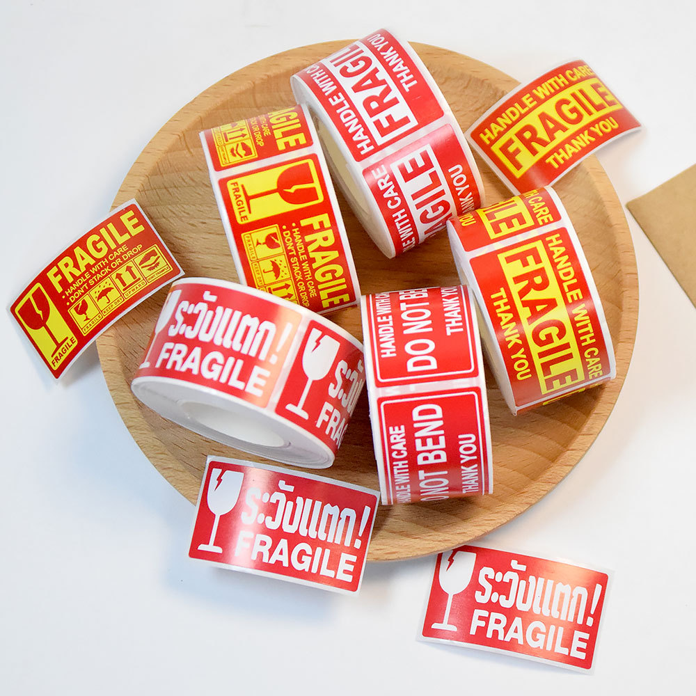 250 stuks breekbare waarschuwi - Food Storage Labels recensie en prijs