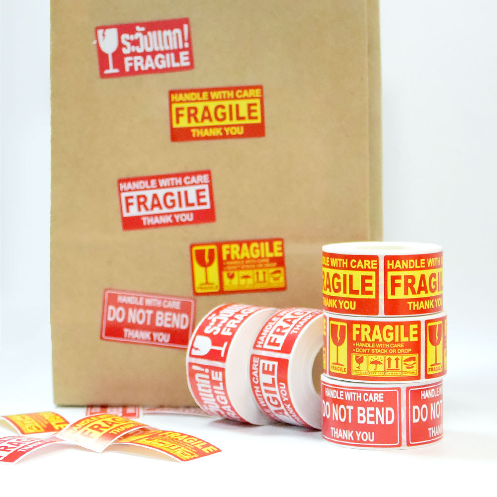 250 stuks breekbare waarschuwi - Food Storage Labels recensie en prijs