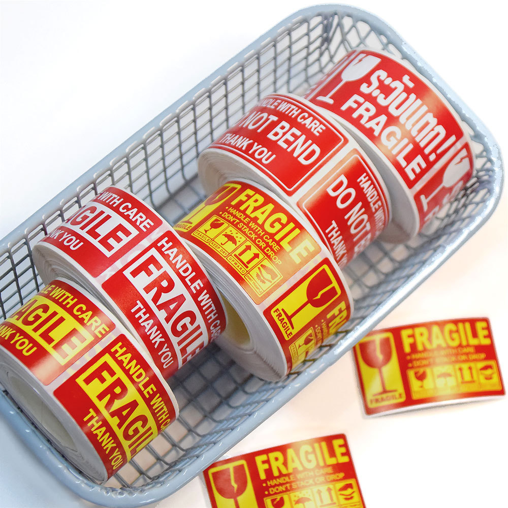 250 stuks breekbare waarschuwi - Food Storage Labels recensie en prijs