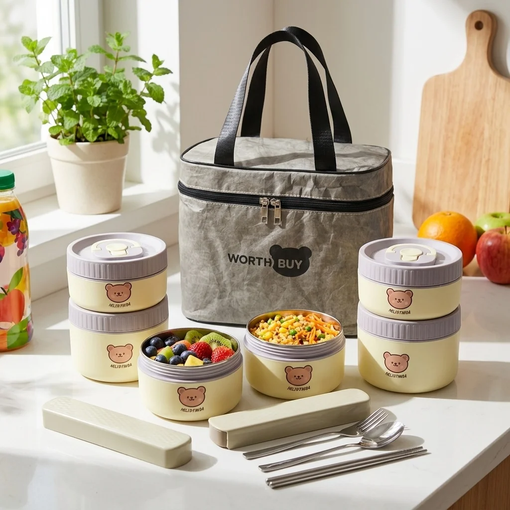 304 roestvrijstalen thermische - Food Storage Oven Safe recensie en prijs