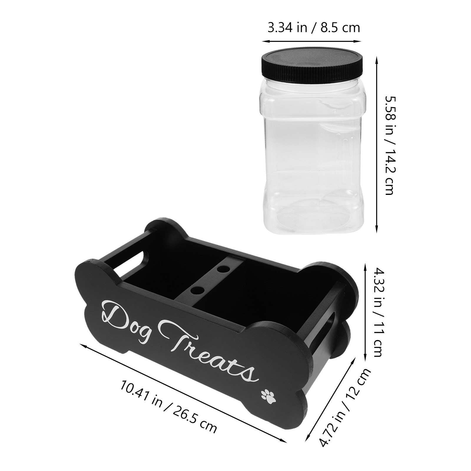 1 set elegante houten hondenbr - Food Storage With Dividers recensie en prijs