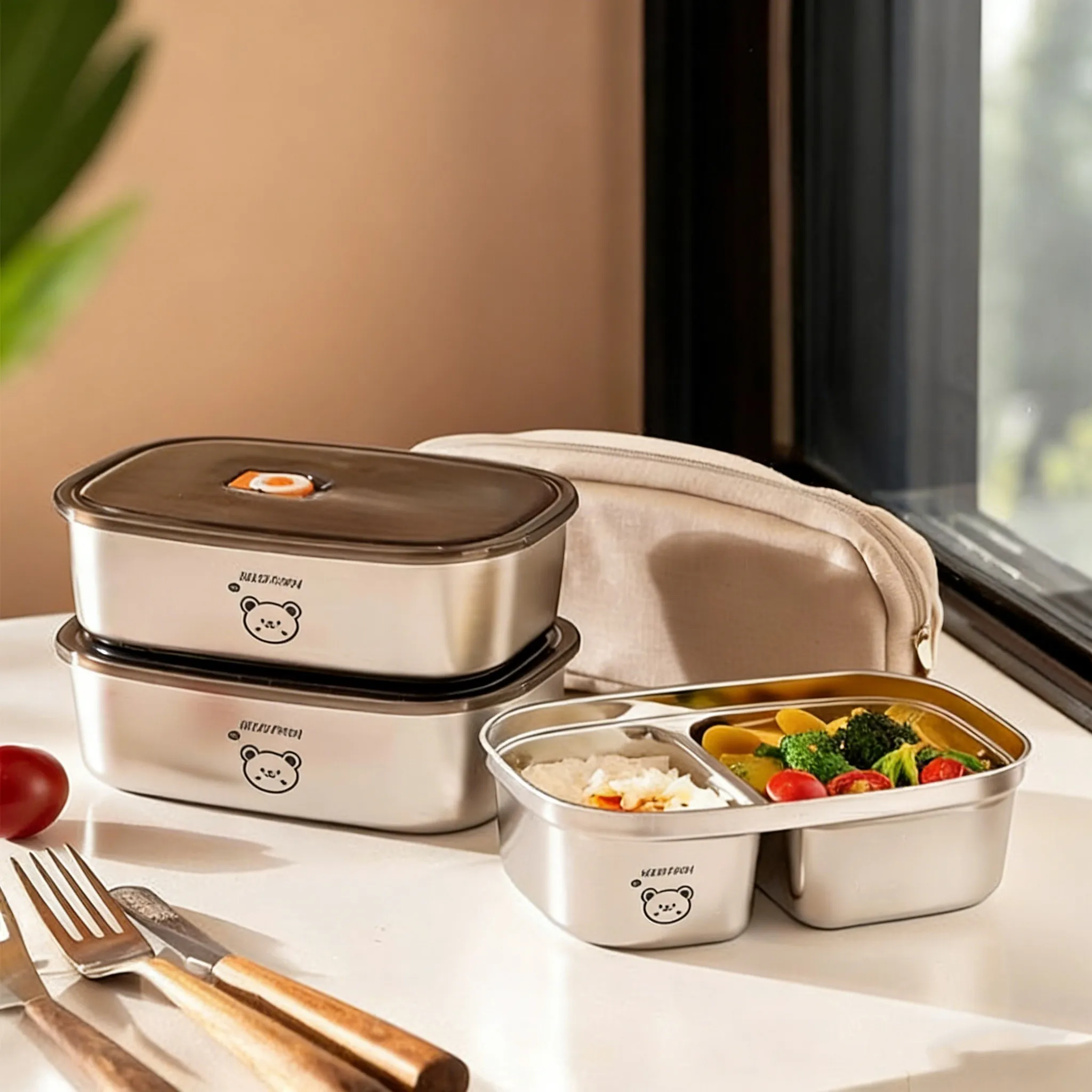 Ruime lunchbox van roestvrij s - Food Storage Oven Safe recensie en prijs