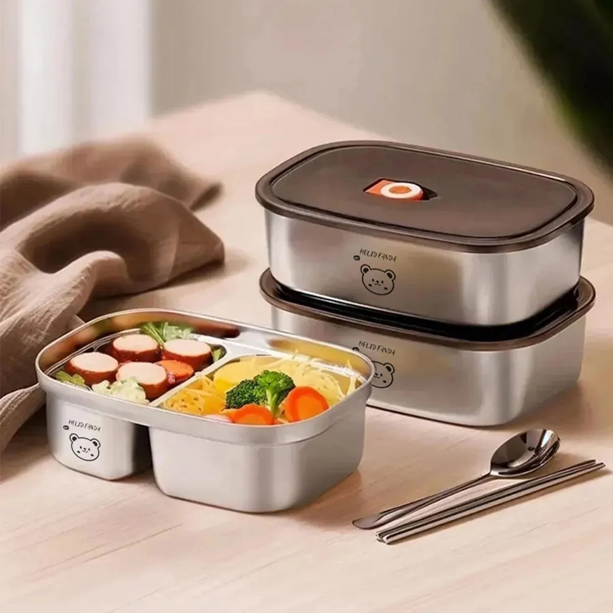 Ruime lunchbox van roestvrij s - Food Storage Oven Safe recensie en prijs