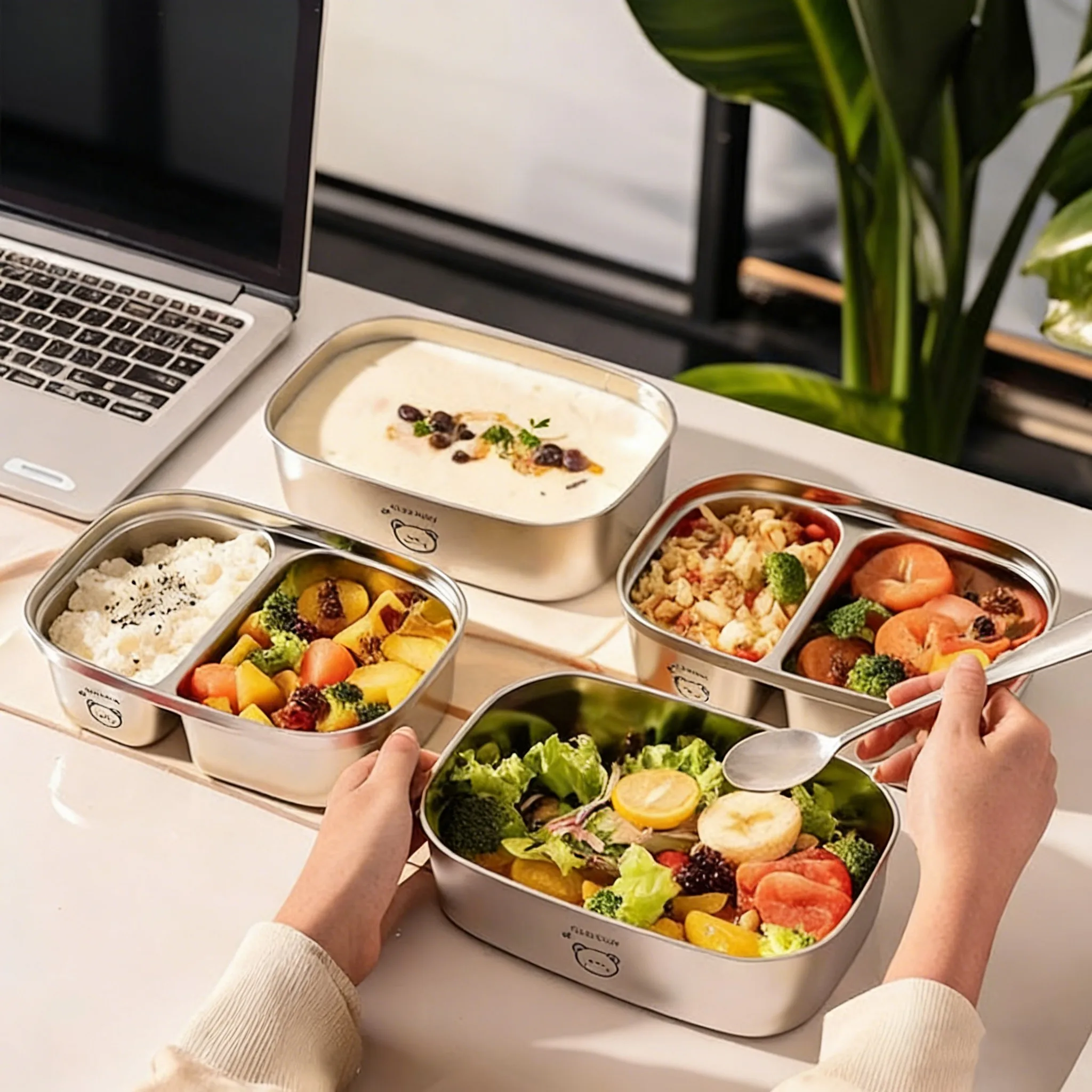 Ruime lunchbox van roestvrij s - Food Storage Oven Safe recensie en prijs